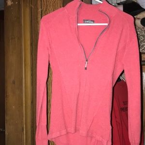 Part zip up sweatshirt